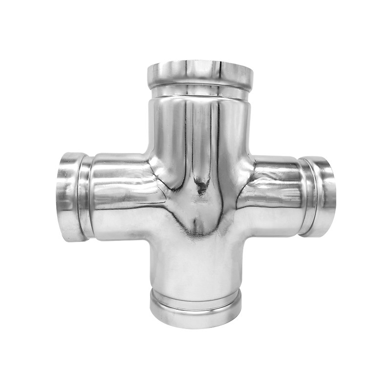 球速手机在线沟槽式异径四通配图