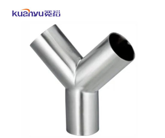 球速手机在线卫生级焊接Y型三通配图