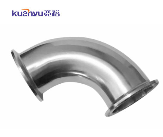 球速手机在线卫生级快装90°弯头配图