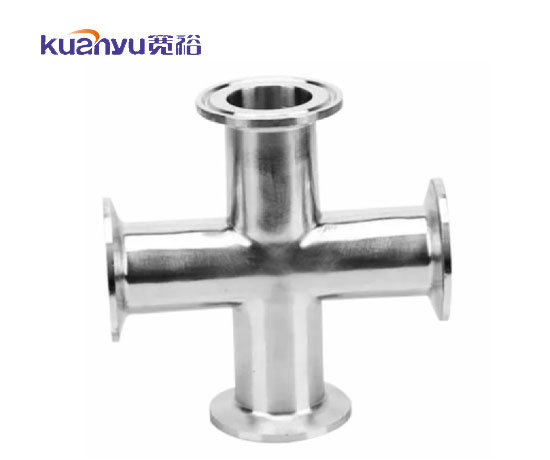 球速手机在线卫生级快接等径四通配图