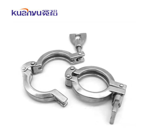 球速手机在线卫生级双销对叠卡箍配图