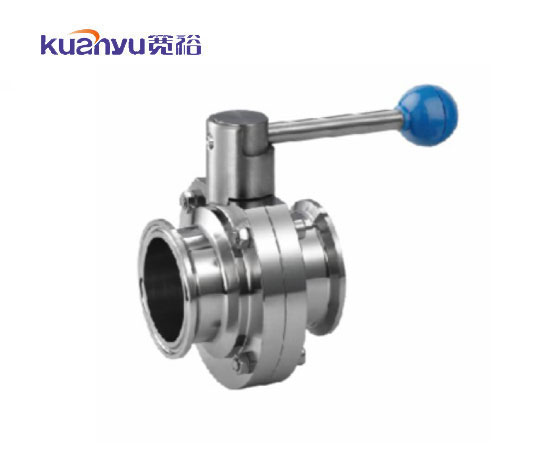 球速手机在线卫生级蝶阀配图